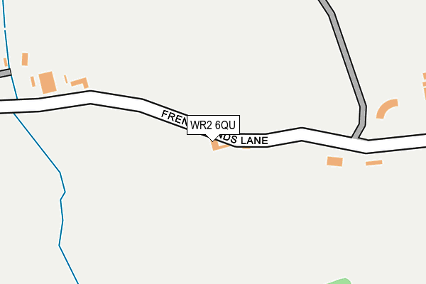 WR2 6QU map - OS OpenMap – Local (Ordnance Survey)
