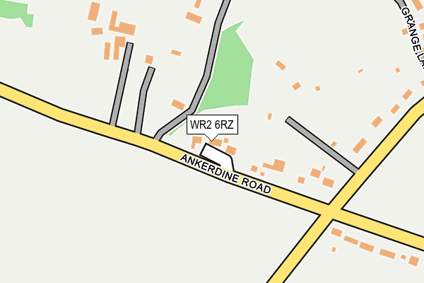 WR2 6RZ map - OS OpenMap – Local (Ordnance Survey) WR2 6RZ map - OS OpenMap – Local (Ordnance Survey)