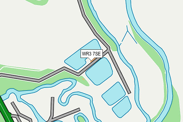 WR3 7SE map - OS OpenMap – Local (Ordnance Survey) WR3 7SE map - OS OpenMap – Local (Ordnance Survey)