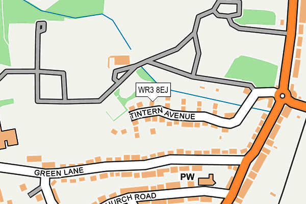WR3 8EJ map - OS OpenMap – Local (Ordnance Survey) WR3 8EJ map - OS OpenMap – Local (Ordnance Survey)