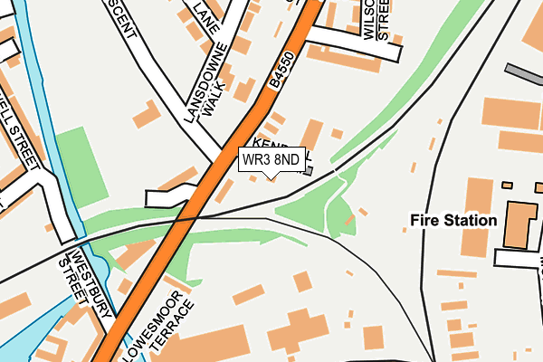 WR3 8ND map - OS OpenMap – Local (Ordnance Survey) WR3 8ND map - OS OpenMap – Local (Ordnance Survey)