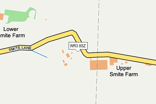 WR3 8SZ map - OS OpenMap – Local (Ordnance Survey)