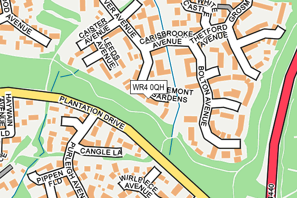 WR4 0QH map - OS OpenMap – Local (Ordnance Survey) WR4 0QH map - OS OpenMap – Local (Ordnance Survey)