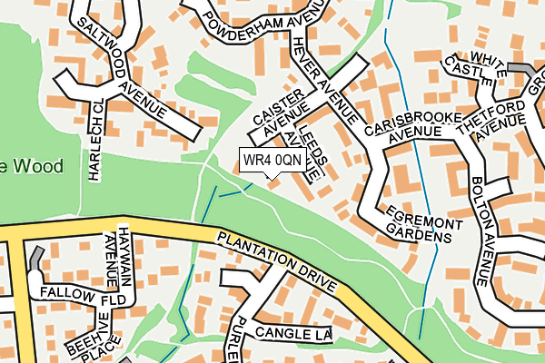 WR4 0QN map - OS OpenMap – Local (Ordnance Survey) WR4 0QN map - OS OpenMap – Local (Ordnance Survey)