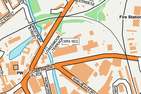 WR4 9EG map - OS OpenMap – Local (Ordnance Survey) WR4 9EG map - OS OpenMap – Local (Ordnance Survey)