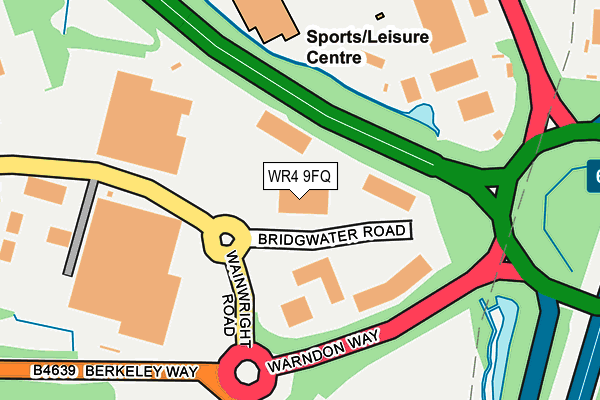 WR4 9FQ map - OS OpenMap – Local (Ordnance Survey) WR4 9FQ map - OS OpenMap – Local (Ordnance Survey)