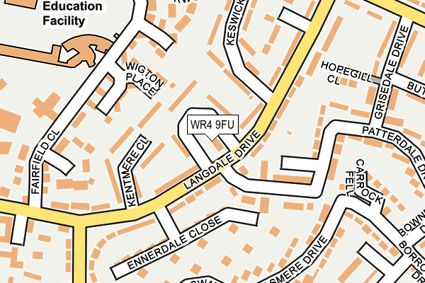 WR4 9FU map - OS OpenMap – Local (Ordnance Survey) WR4 9FU map - OS OpenMap – Local (Ordnance Survey)