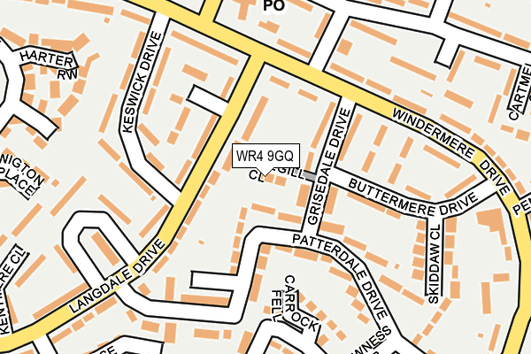 WR4 9GQ map - OS OpenMap – Local (Ordnance Survey) WR4 9GQ map - OS OpenMap – Local (Ordnance Survey)
