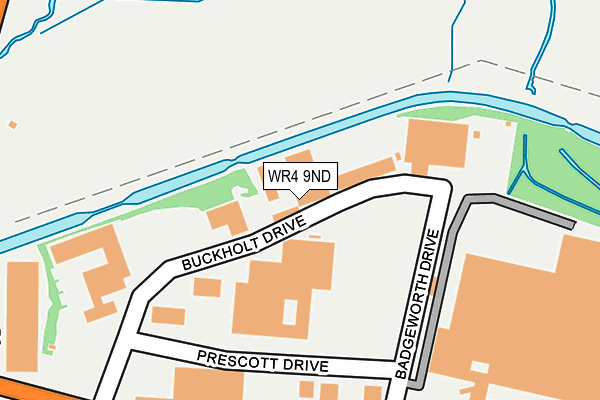 WR4 9ND map - OS OpenMap – Local (Ordnance Survey) WR4 9ND map - OS OpenMap – Local (Ordnance Survey)