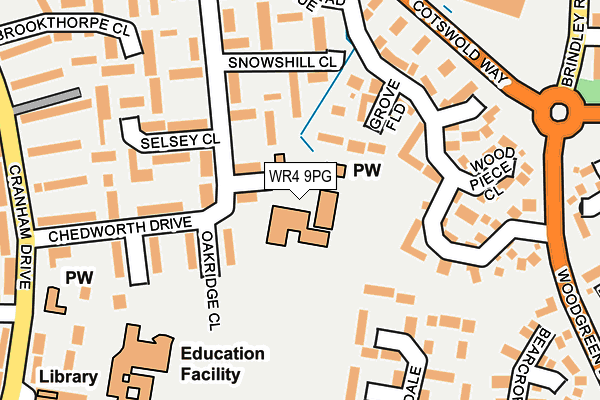 WR4 9PG map - OS OpenMap – Local (Ordnance Survey) WR4 9PG map - OS OpenMap – Local (Ordnance Survey)