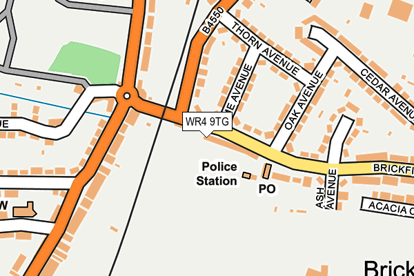 WR4 9TG map - OS OpenMap – Local (Ordnance Survey) WR4 9TG map - OS OpenMap – Local (Ordnance Survey)