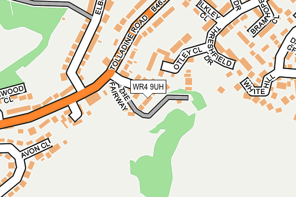 WR4 9UH map - OS OpenMap – Local (Ordnance Survey) WR4 9UH map - OS OpenMap – Local (Ordnance Survey)
