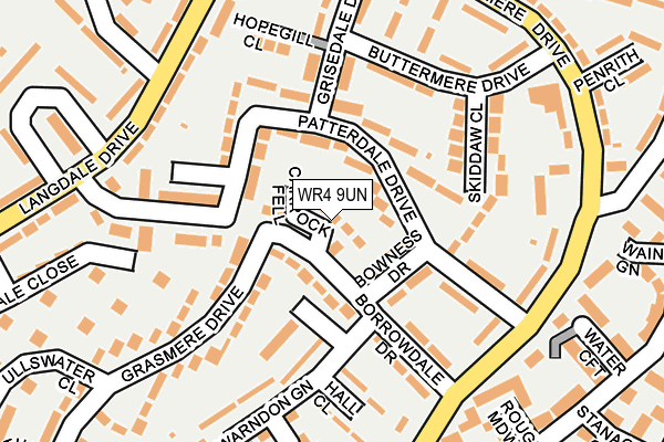 WR4 9UN map - OS OpenMap – Local (Ordnance Survey) WR4 9UN map - OS OpenMap – Local (Ordnance Survey)