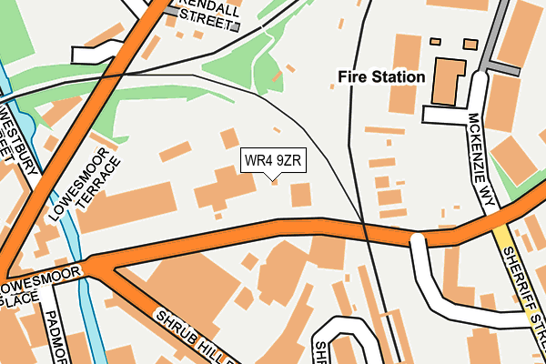 WR4 9ZR map - OS OpenMap – Local (Ordnance Survey) WR4 9ZR map - OS OpenMap – Local (Ordnance Survey)