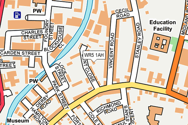 WR5 1AH map - OS OpenMap – Local (Ordnance Survey) WR5 1AH map - OS OpenMap – Local (Ordnance Survey)