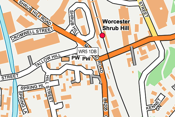 WR5 1DB map - OS OpenMap – Local (Ordnance Survey) WR5 1DB map - OS OpenMap – Local (Ordnance Survey)