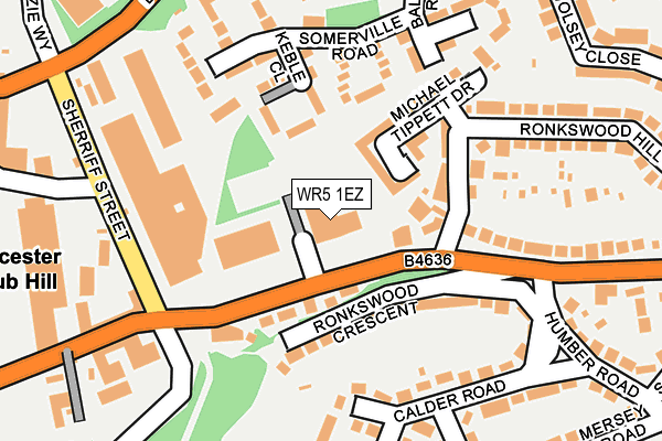 WR5 1EZ map - OS OpenMap – Local (Ordnance Survey) WR5 1EZ map - OS OpenMap – Local (Ordnance Survey)
