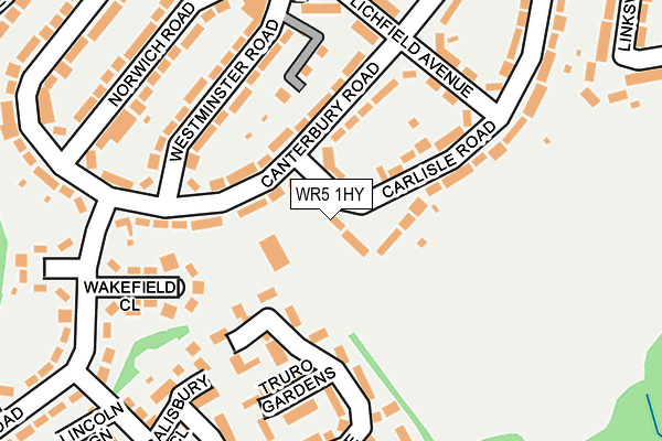 WR5 1HY map - OS OpenMap – Local (Ordnance Survey) WR5 1HY map - OS OpenMap – Local (Ordnance Survey)