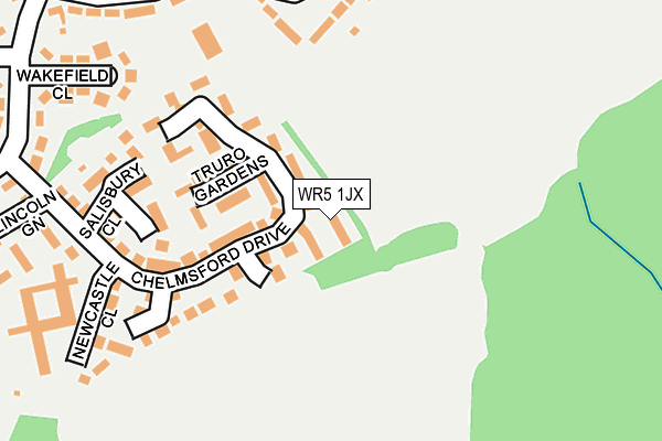 WR5 1JX map - OS OpenMap – Local (Ordnance Survey) WR5 1JX map - OS OpenMap – Local (Ordnance Survey)