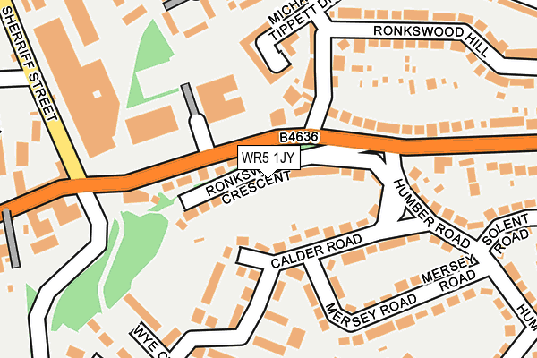 WR5 1JY map - OS OpenMap – Local (Ordnance Survey) WR5 1JY map - OS OpenMap – Local (Ordnance Survey)
