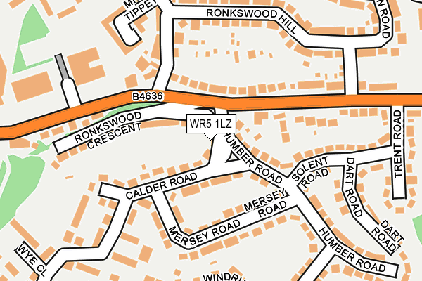 WR5 1LZ map - OS OpenMap – Local (Ordnance Survey) WR5 1LZ map - OS OpenMap – Local (Ordnance Survey)