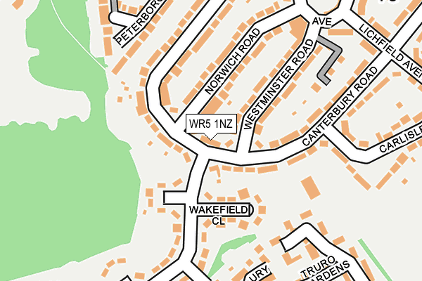 WR5 1NZ map - OS OpenMap – Local (Ordnance Survey) WR5 1NZ map - OS OpenMap – Local (Ordnance Survey)