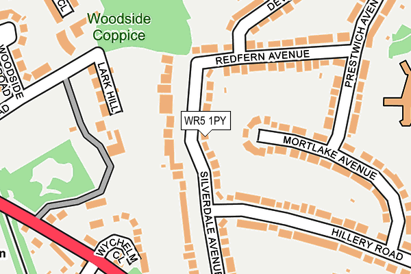 WR5 1PY map - OS OpenMap – Local (Ordnance Survey) WR5 1PY map - OS OpenMap – Local (Ordnance Survey)