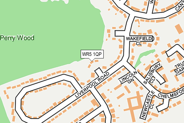 WR5 1QP map - OS OpenMap – Local (Ordnance Survey) WR5 1QP map - OS OpenMap – Local (Ordnance Survey)