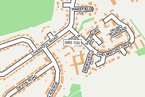 WR5 1QU map - OS OpenMap – Local (Ordnance Survey) WR5 1QU map - OS OpenMap – Local (Ordnance Survey)