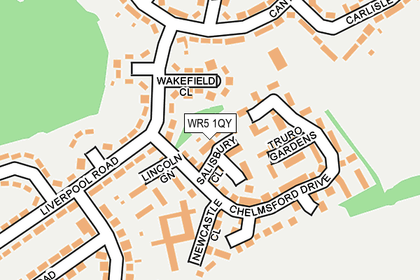 WR5 1QY map - OS OpenMap – Local (Ordnance Survey) WR5 1QY map - OS OpenMap – Local (Ordnance Survey)