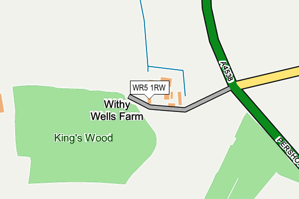 WR5 1RW map - OS OpenMap – Local (Ordnance Survey) WR5 1RW map - OS OpenMap – Local (Ordnance Survey)