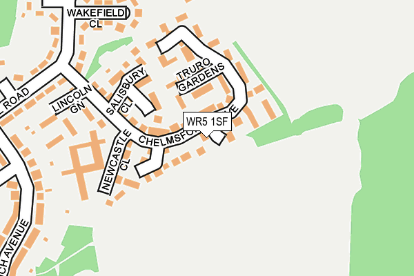 WR5 1SF map - OS OpenMap – Local (Ordnance Survey) WR5 1SF map - OS OpenMap – Local (Ordnance Survey)