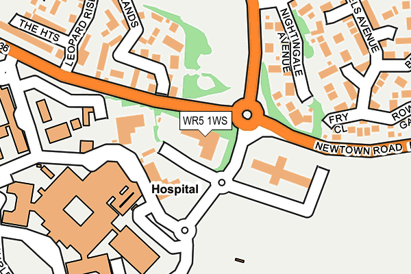 WR5 1WS map - OS OpenMap – Local (Ordnance Survey) WR5 1WS map - OS OpenMap – Local (Ordnance Survey)