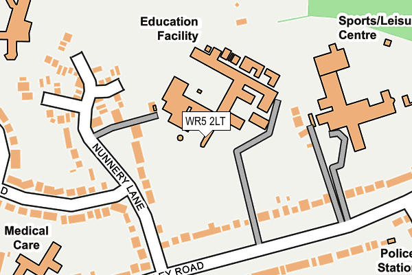WR5 2LT map - OS OpenMap – Local (Ordnance Survey) WR5 2LT map - OS OpenMap – Local (Ordnance Survey)