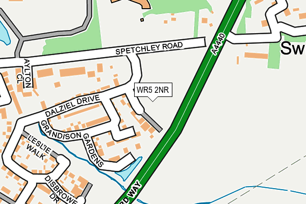 WR5 2NR map - OS OpenMap – Local (Ordnance Survey) WR5 2NR map - OS OpenMap – Local (Ordnance Survey)