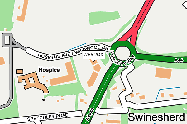 WR5 2QX map - OS OpenMap – Local (Ordnance Survey) WR5 2QX map - OS OpenMap – Local (Ordnance Survey)