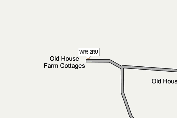 WR5 2RU map - OS OpenMap – Local (Ordnance Survey)