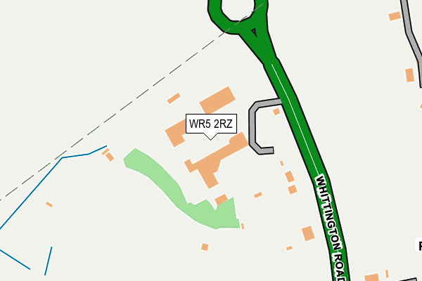 WR5 2RZ map - OS OpenMap – Local (Ordnance Survey) WR5 2RZ map - OS OpenMap – Local (Ordnance Survey)