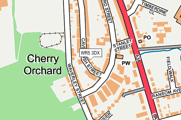 WR5 3DX map - OS OpenMap – Local (Ordnance Survey) WR5 3DX map - OS OpenMap – Local (Ordnance Survey)