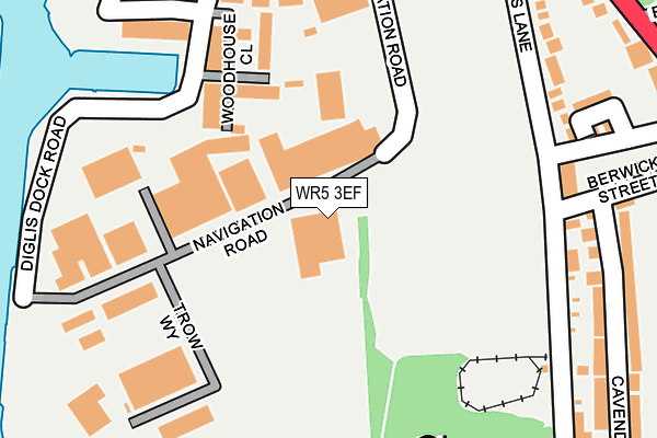 WR5 3EF map - OS OpenMap – Local (Ordnance Survey) WR5 3EF map - OS OpenMap – Local (Ordnance Survey)