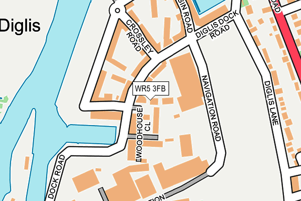 WR5 3FB map - OS OpenMap – Local (Ordnance Survey) WR5 3FB map - OS OpenMap – Local (Ordnance Survey)