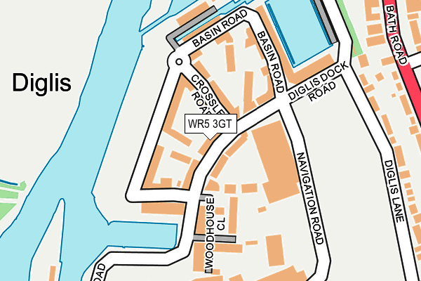 WR5 3GT map - OS OpenMap – Local (Ordnance Survey) WR5 3GT map - OS OpenMap – Local (Ordnance Survey)