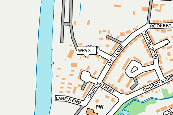 WR5 3JL map - OS OpenMap – Local (Ordnance Survey) WR5 3JL map - OS OpenMap – Local (Ordnance Survey)