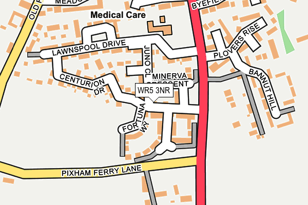WR5 3NR map - OS OpenMap – Local (Ordnance Survey) WR5 3NR map - OS OpenMap – Local (Ordnance Survey)