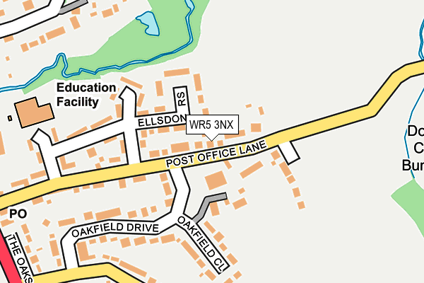 WR5 3NX map - OS OpenMap – Local (Ordnance Survey) WR5 3NX map - OS OpenMap – Local (Ordnance Survey)