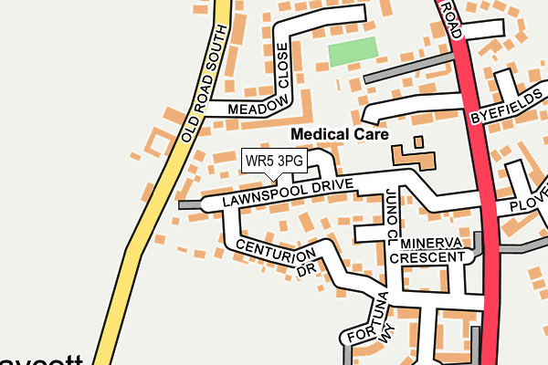 WR5 3PG map - OS OpenMap – Local (Ordnance Survey) WR5 3PG map - OS OpenMap – Local (Ordnance Survey)