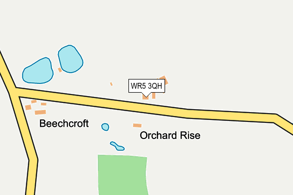 WR5 3QH map - OS OpenMap – Local (Ordnance Survey) WR5 3QH map - OS OpenMap – Local (Ordnance Survey)