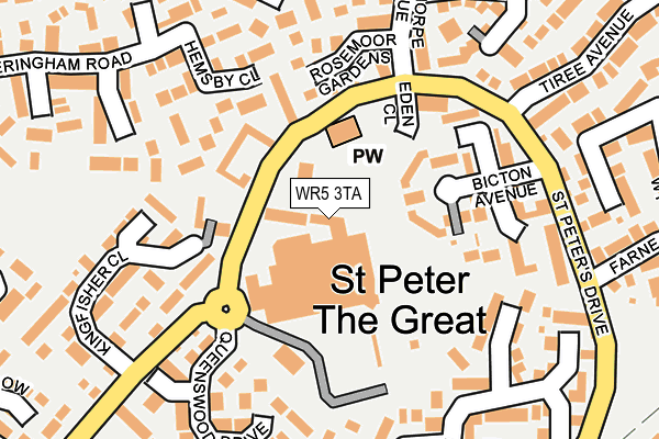 WR5 3TA map - OS OpenMap – Local (Ordnance Survey) WR5 3TA map - OS OpenMap – Local (Ordnance Survey)