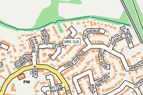 WR5 3US map - OS OpenMap – Local (Ordnance Survey) WR5 3US map - OS OpenMap – Local (Ordnance Survey)