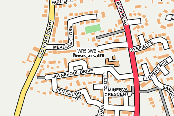 WR5 3WB map - OS OpenMap – Local (Ordnance Survey) WR5 3WB map - OS OpenMap – Local (Ordnance Survey)